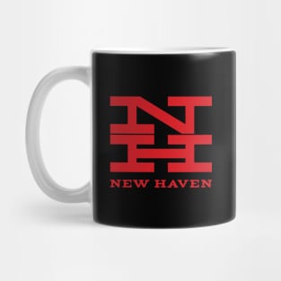 New Haven Railroad 1954 Red Logo With Name Mug